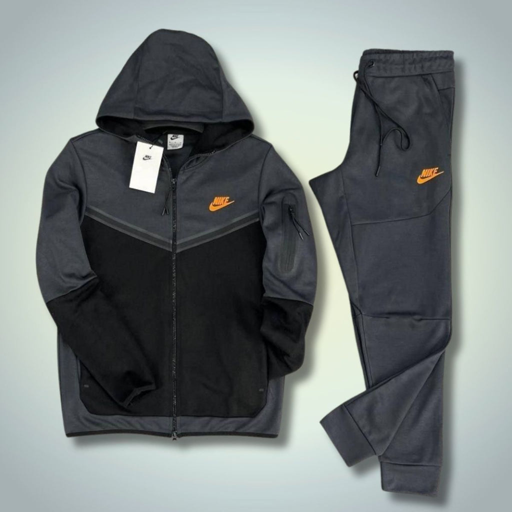 Trening Nike Tech Fleece pentru bărbați, grafit-negru. Calitate premium