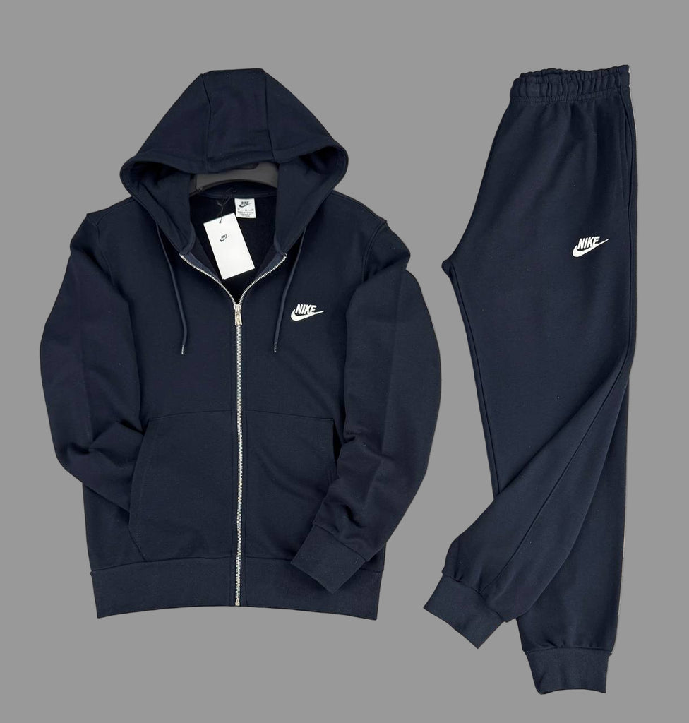 Trening Nike pentru bărbați, albastru închis, cu logo alb