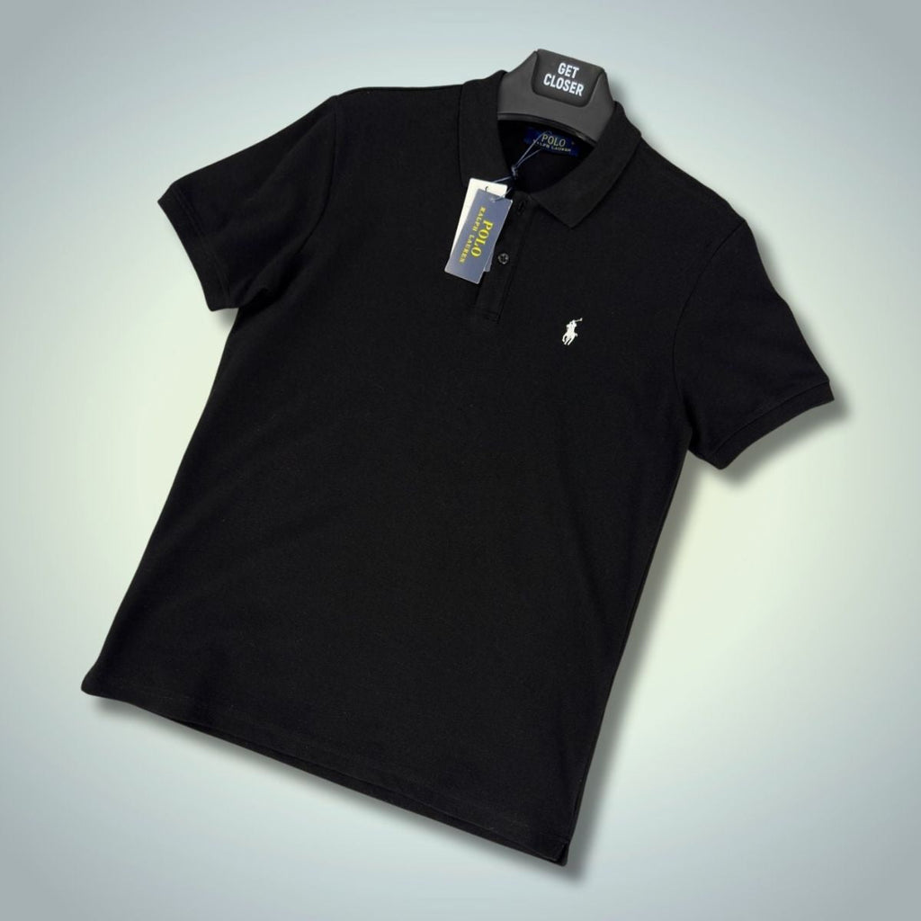 Tricou polo bărbați Ralph Lauren, negru. Calitate premium