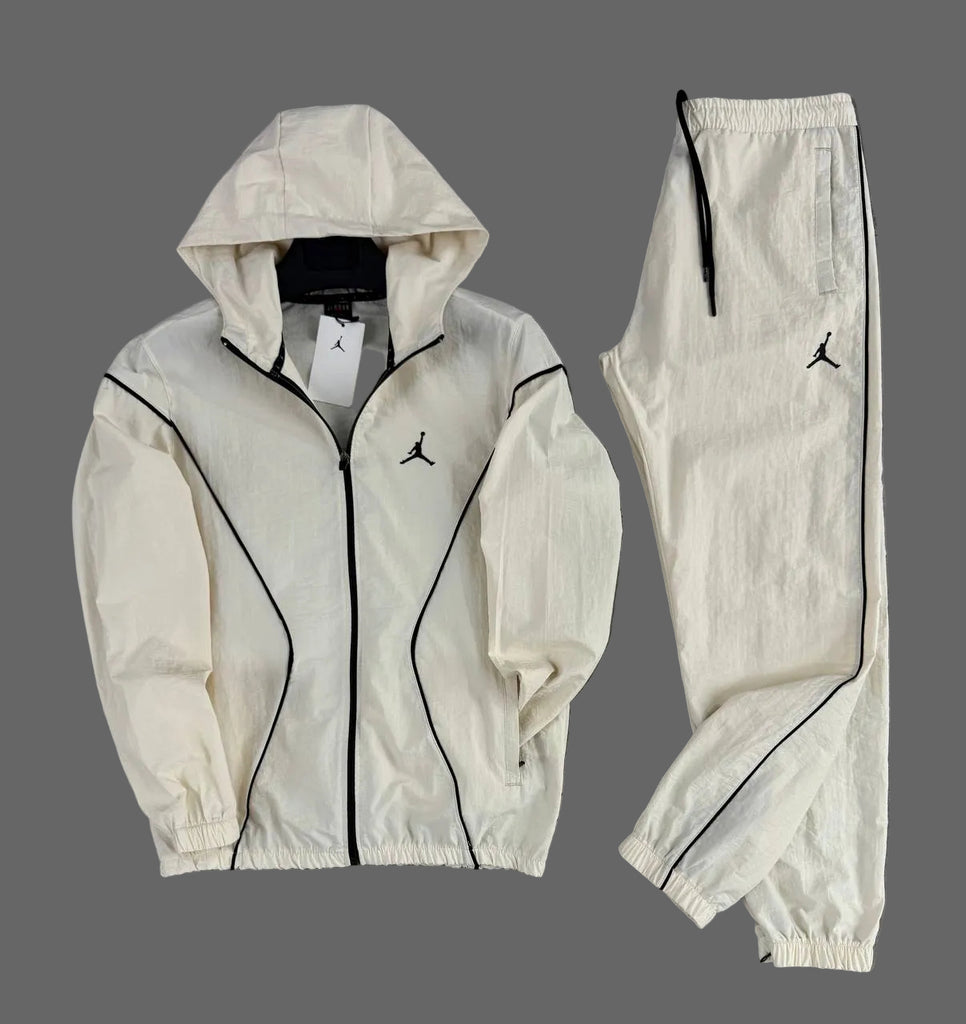 Trening bărbăti Jordan, bej cu dungi negre