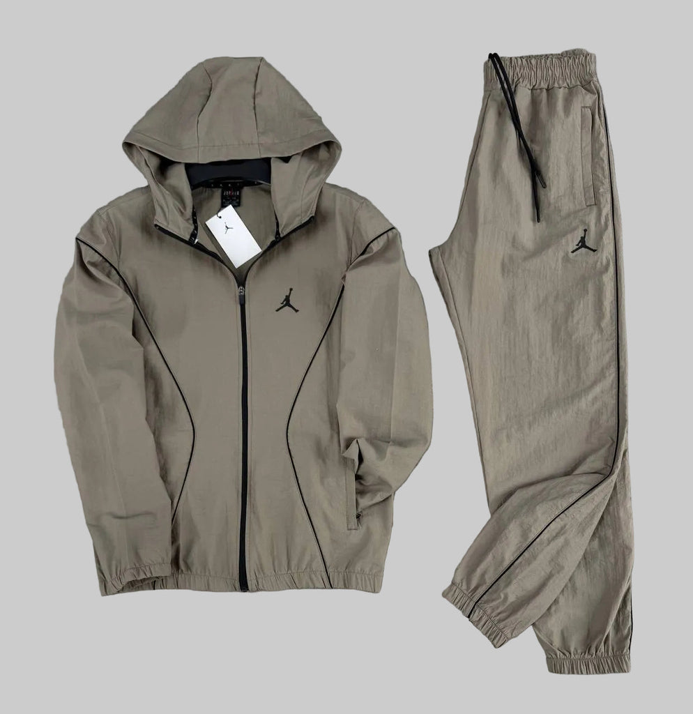 Trening bărbătesc Jordan, kaki cu dungi negre