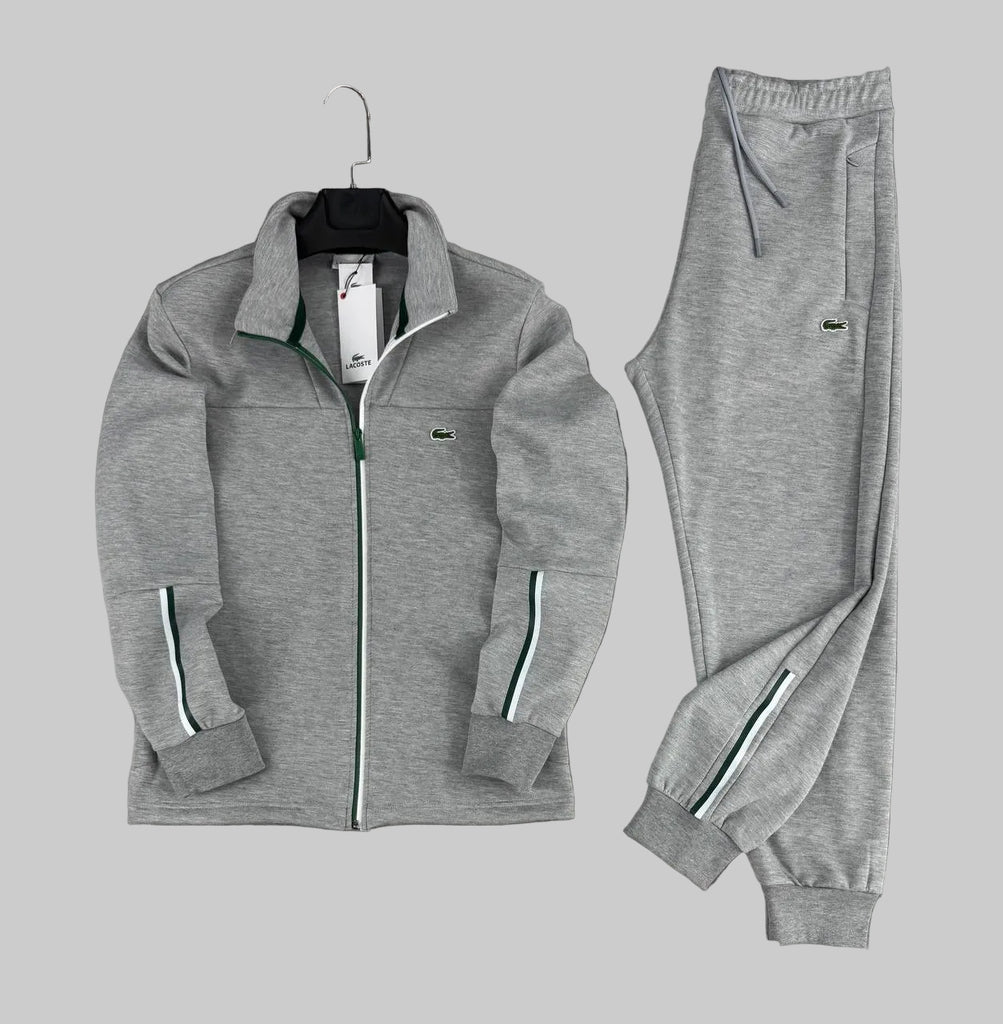Lacoste trening barbati, gri, cu manșete