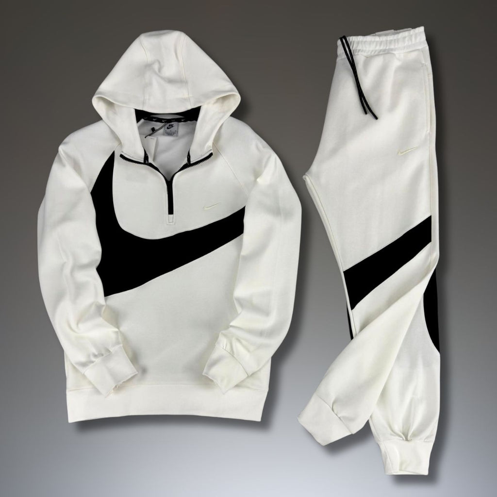 Trening Nike pentru bărbați, logo mare, alb. Calitate premium