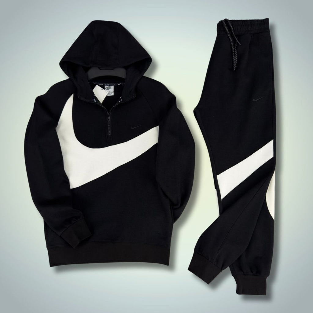 Trening Nike pentru bărbați, logo mare, negru. Calitate premium