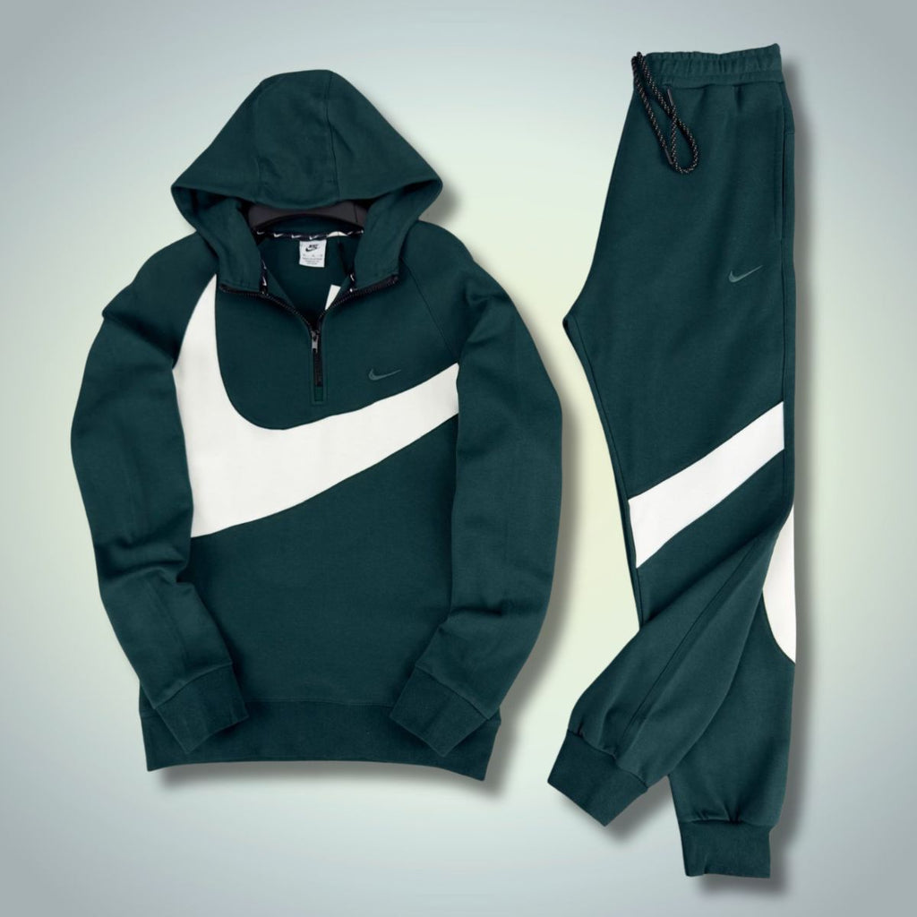 Trening Nike pentru bărbați, logo mare, verde închis. Calitate premium