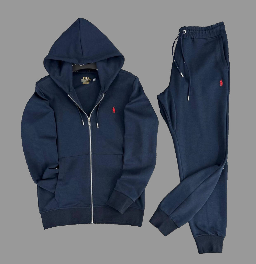 Trening bărbătesc Polo, albastru închis