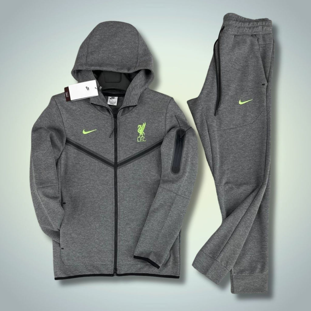 Trening Nike Liverpool Tech Fleece pentru bărbați, gri. Calitate premium