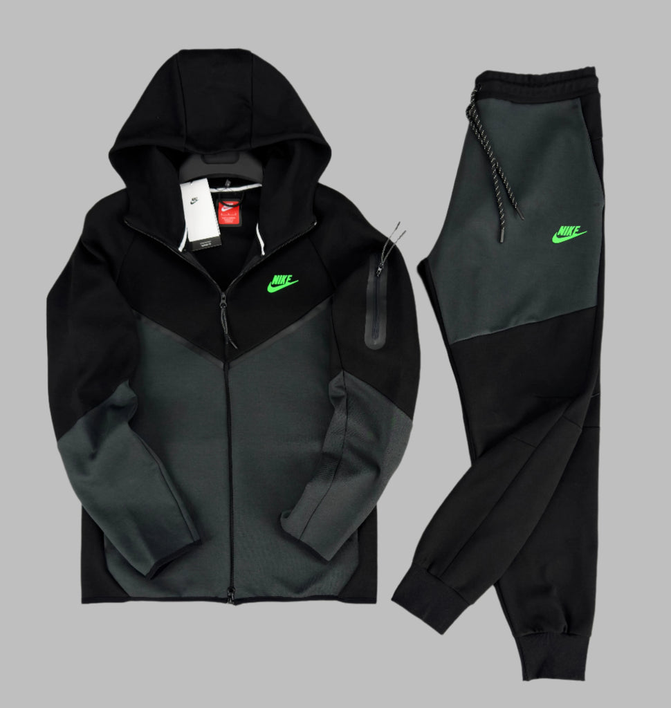 Trening pentru bărbați Nike Tech Fleece, negru și grafit. Calitate premium