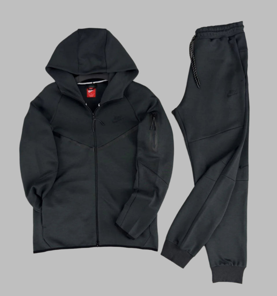Trening bărbătesc Nike Tech Fleece, grafit. Model 2024. Calitate premium.