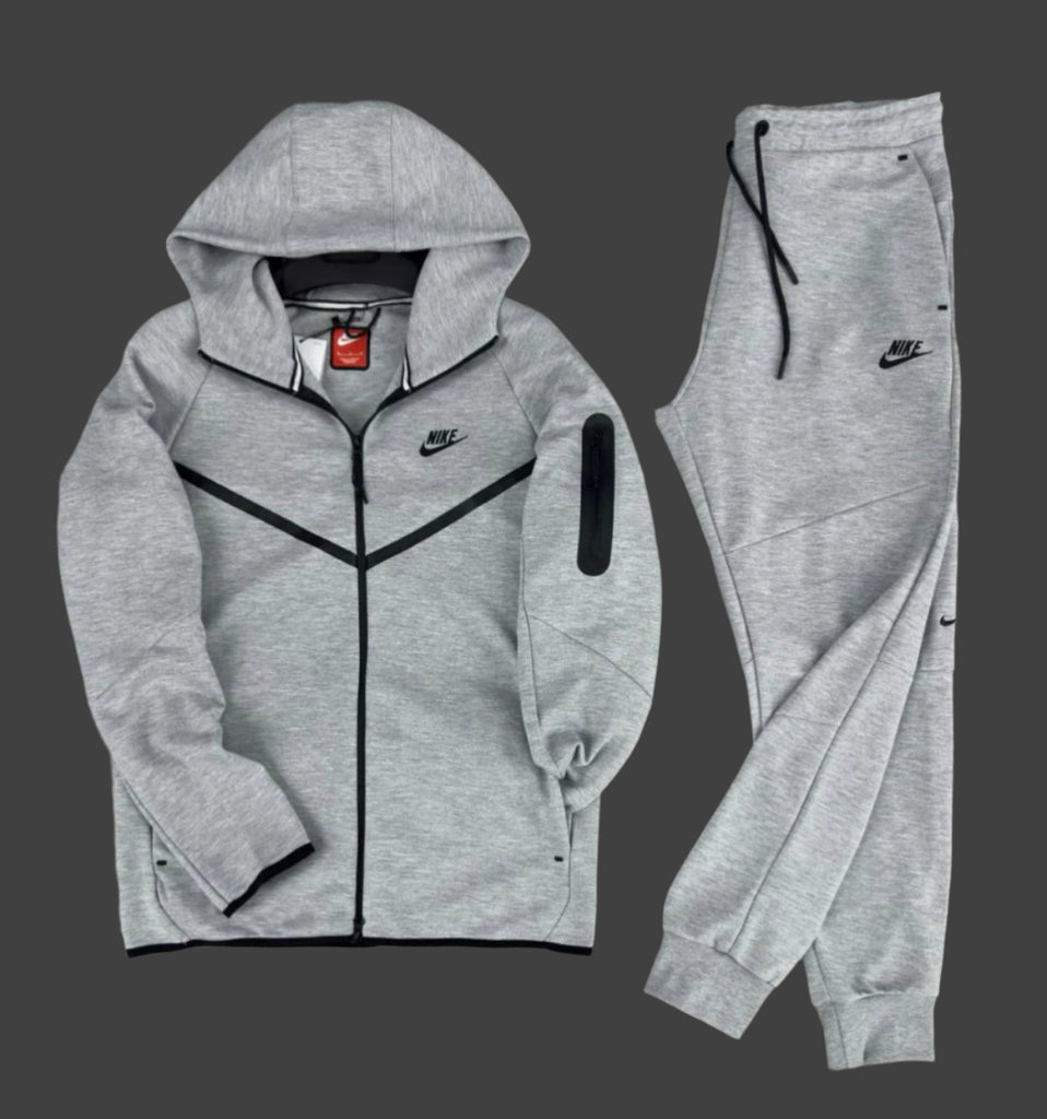 Trening bărbătesc Nike Tech Fleece, gri clasic. Model 2024. Calitate premium.