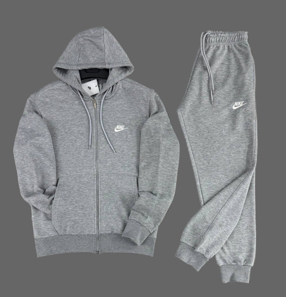 Trening Nike pentru bărbați, gri clasic, cu logo alb