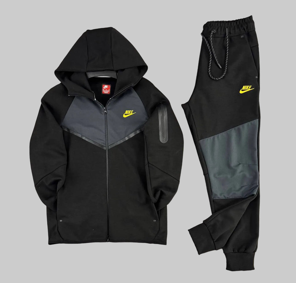 Trening bărbăti Nike Tech Fleece, negru și gri-albastru