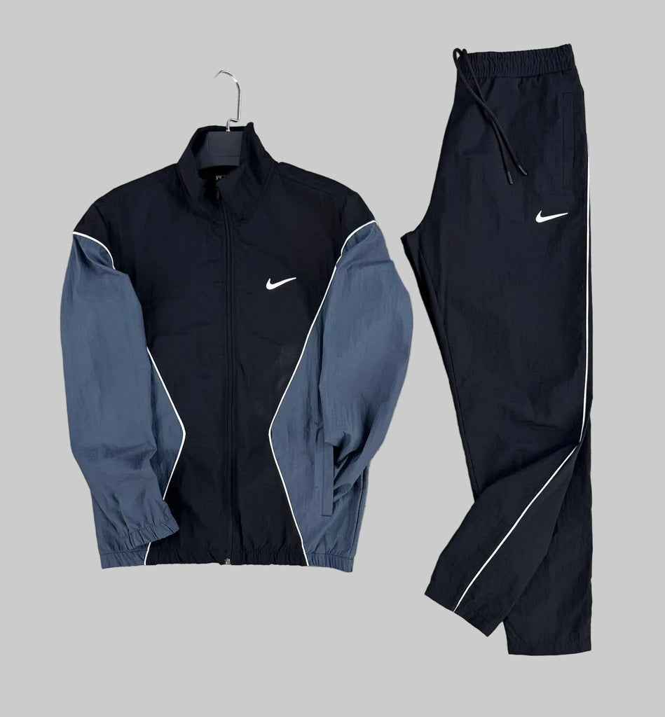 Trening bărbătesc Nike, negru și albastru închis – material hidrofug