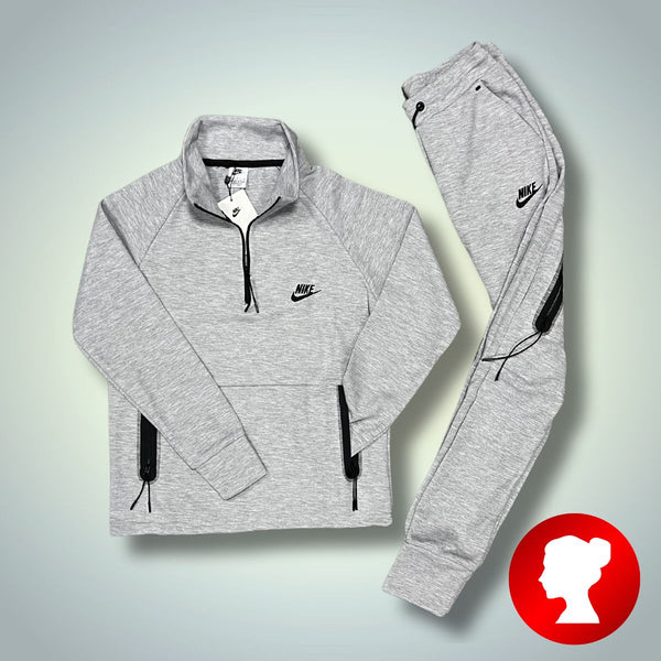 Trening Nike Tech Fleece pentru femei, gri clasic. Calitate premium