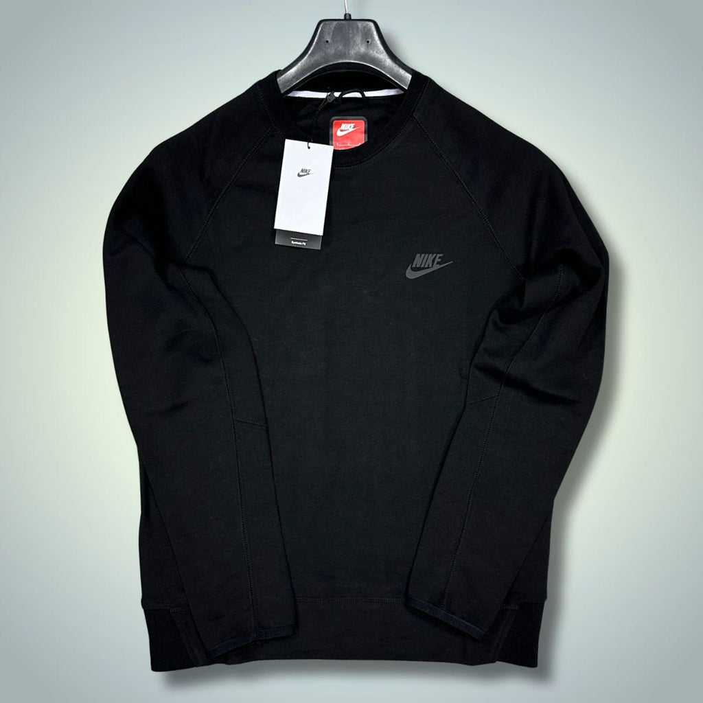 Bluză  Nike Tech Fleece pentru bărbați, negru. Calitate premium