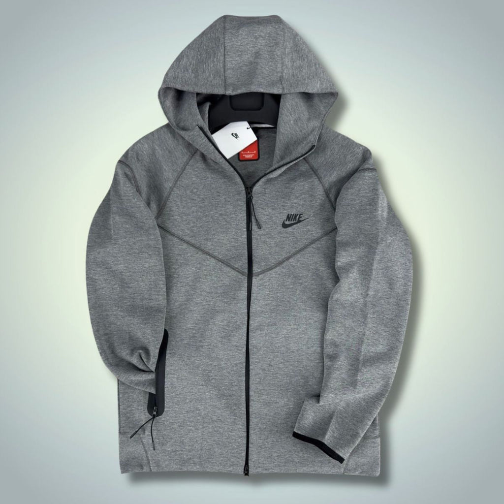 Bluză Nike Tech Fleece pentru bărbați, gri. Model 2023. Calitate premium