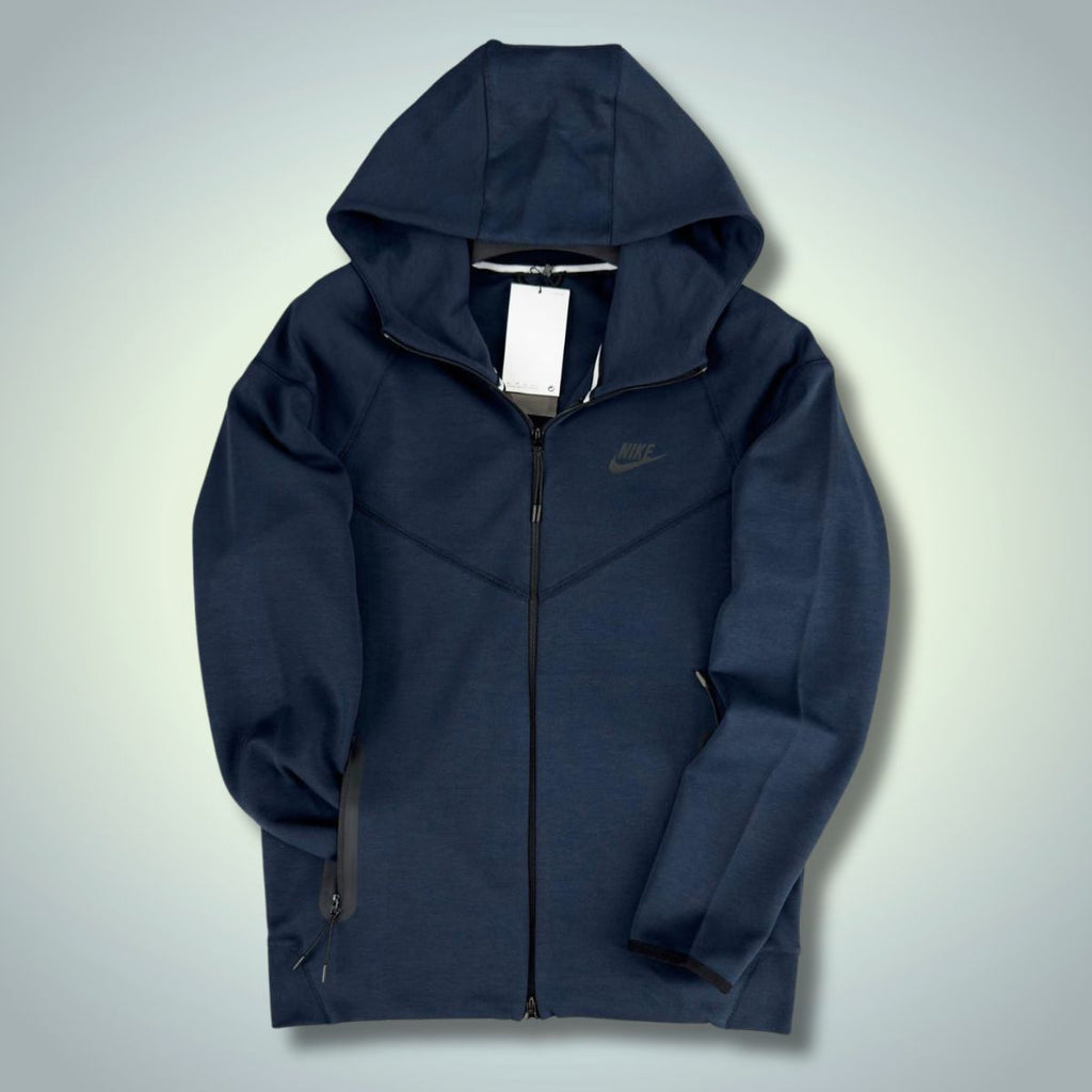 Bluză Nike Tech Fleece pentru bărbați, albastru închis. Model 2023. Calitate premium