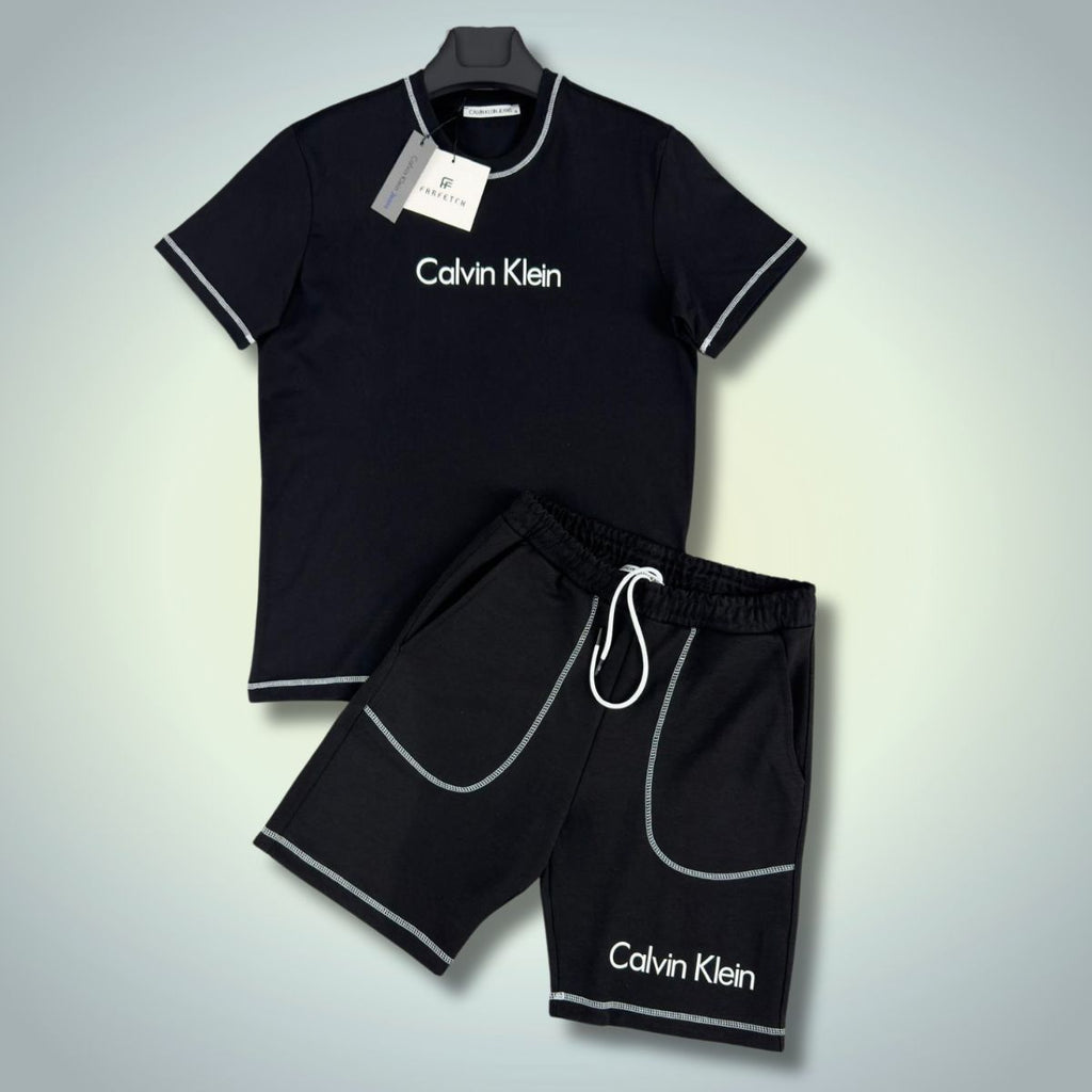 Set cu pantaloni scurți pentru bărbați Calvin Klein, Negru. Calitate premium