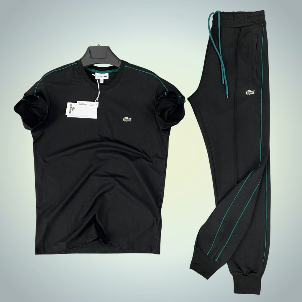 Set de vara Lacoste, negru. Calitate premium