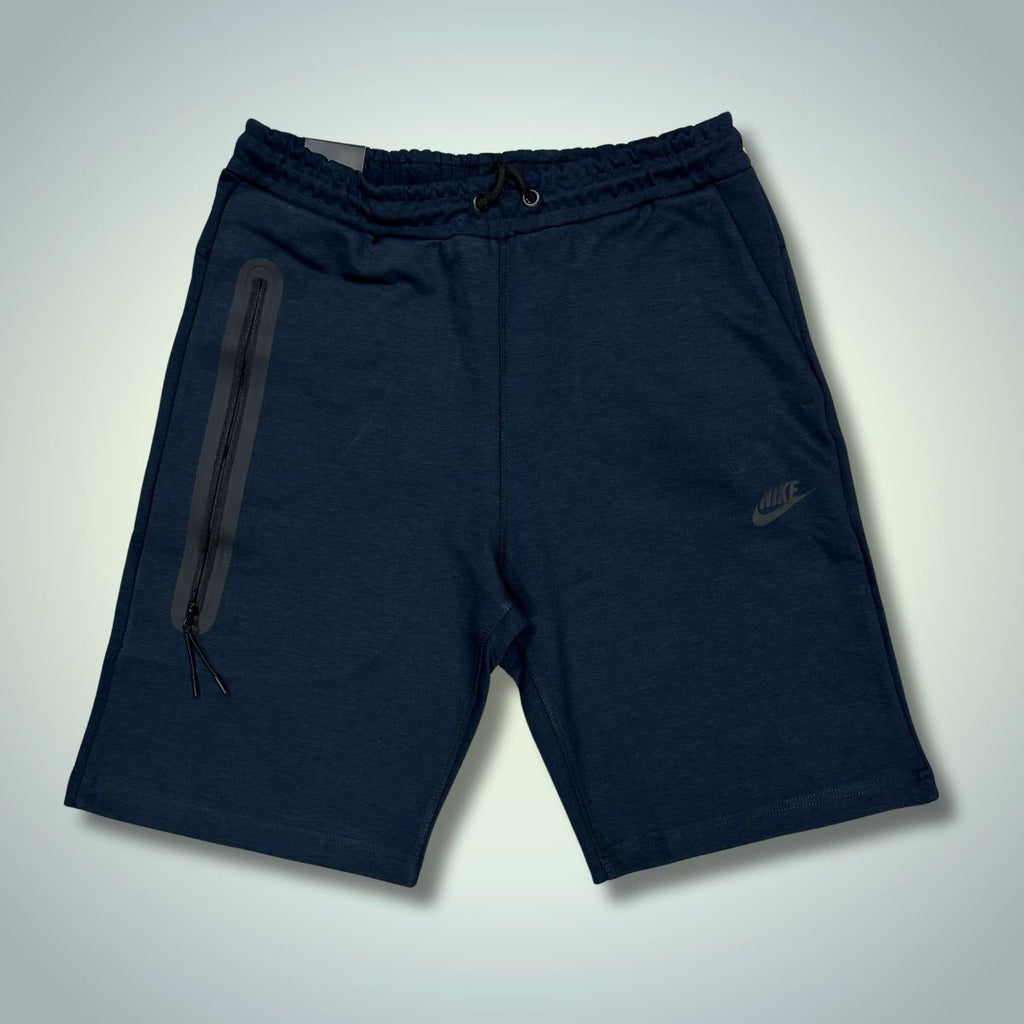 Pantaloni scurți sport Nike Tech Fleece 2024 pentru bărbați, bleumarin. Calitate premium