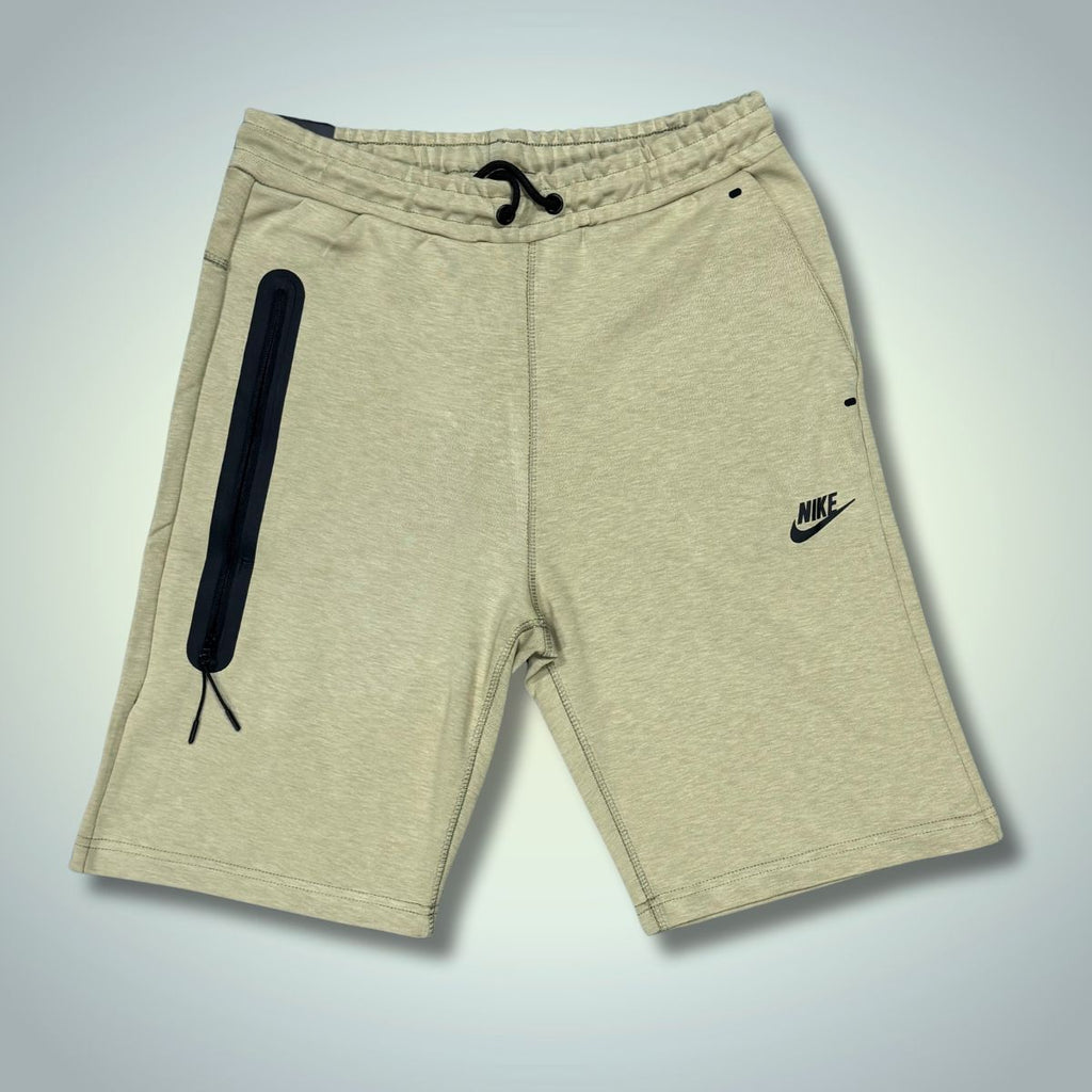 Pantaloni scurți sport Nike Tech Fleece 2024 pentru bărbați, verde olive. Calitate premium