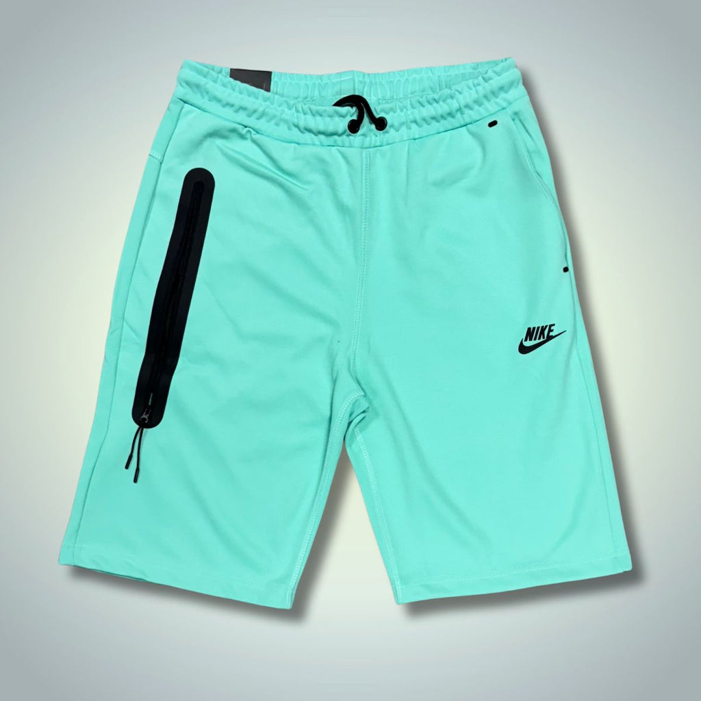 Pantaloni scurți sport Nike Tech Fleece 2024 pentru bărbați, turcoaz. Calitate premium