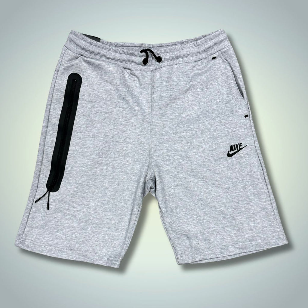 Pantaloni scurți sport Nike Tech Fleece 2024 pentru bărbați, gri clasic. Calitate premium