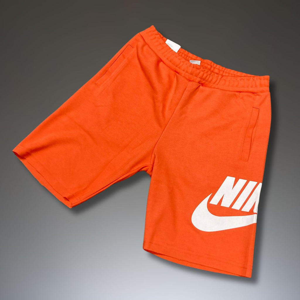 Pantaloni scurți Nike pentru bărbați, Portocaliu, Logo Mare. Factory outlet