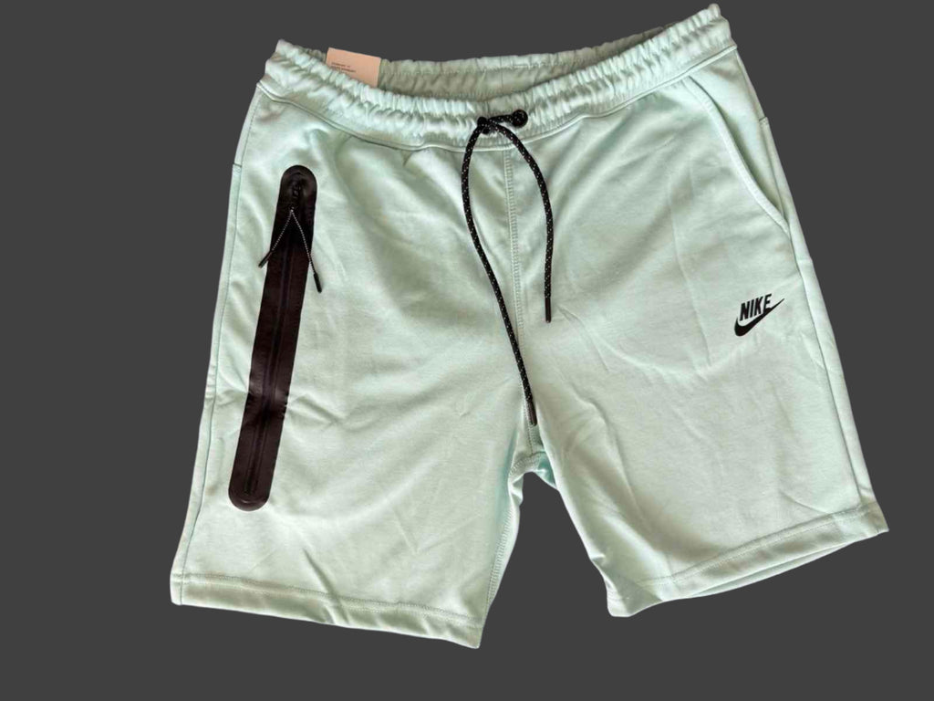 Pantaloni scurți sport Nike Tech Fleece pentru bărbați, turcoaz.