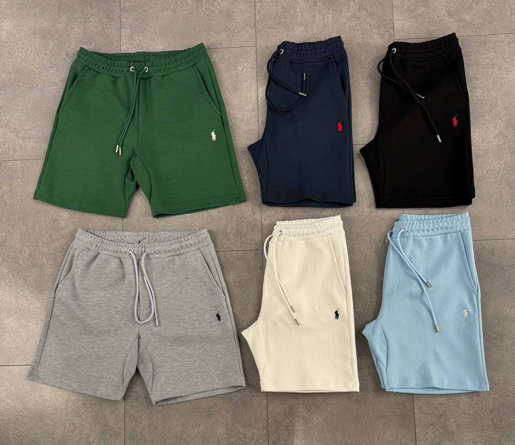 Pantaloni scurți sport bărbătești Polo, gri clasic.