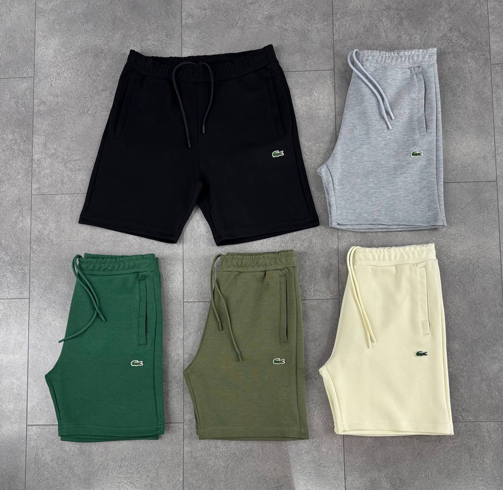 Pantaloni scurți sport bărbătești Lacoste, negri.