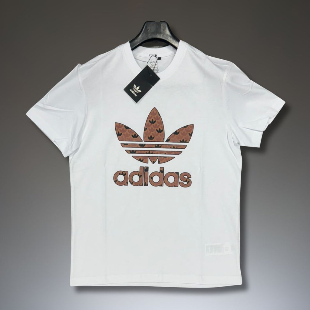 Tricou bărbați Adidas, Alb, Logo Clasic. Calitate premium