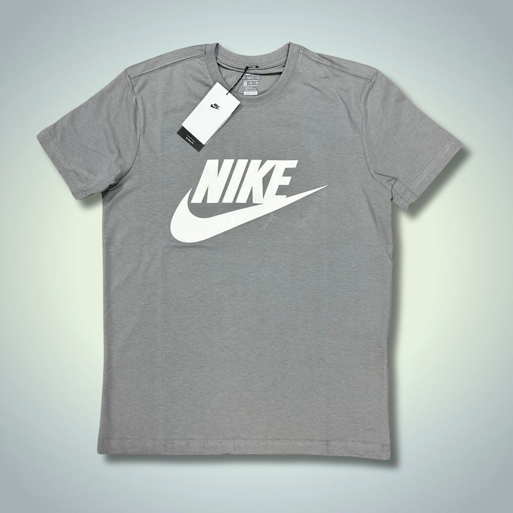 Tricou bărbați Nike, gri, logo alb. Calitate premium