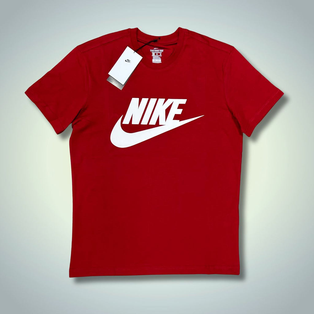 Tricou bărbați Nike, roșu, logo alb. Calitate premium