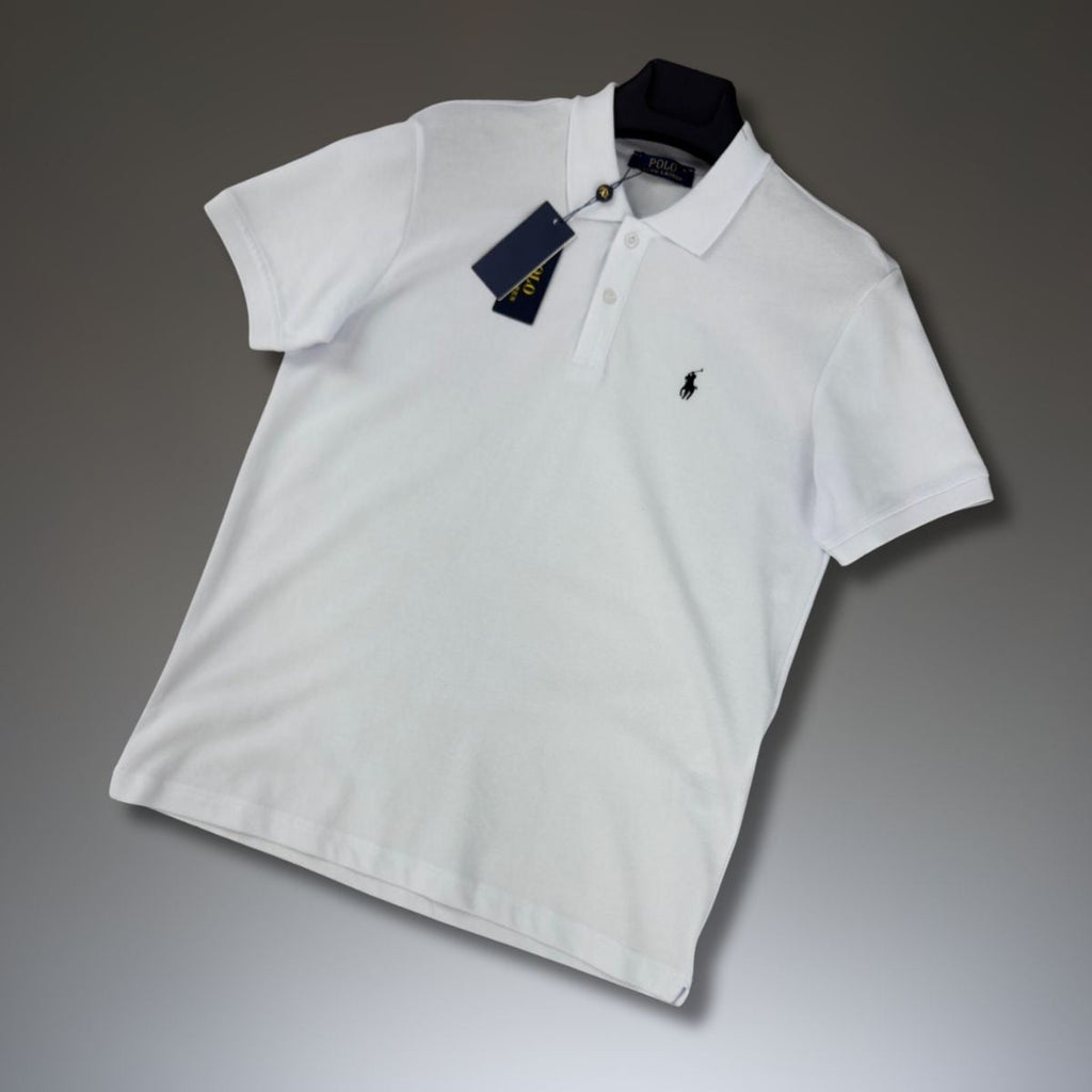 Tricou polo bărbați Ralph Lauren, alb. Calitate premium