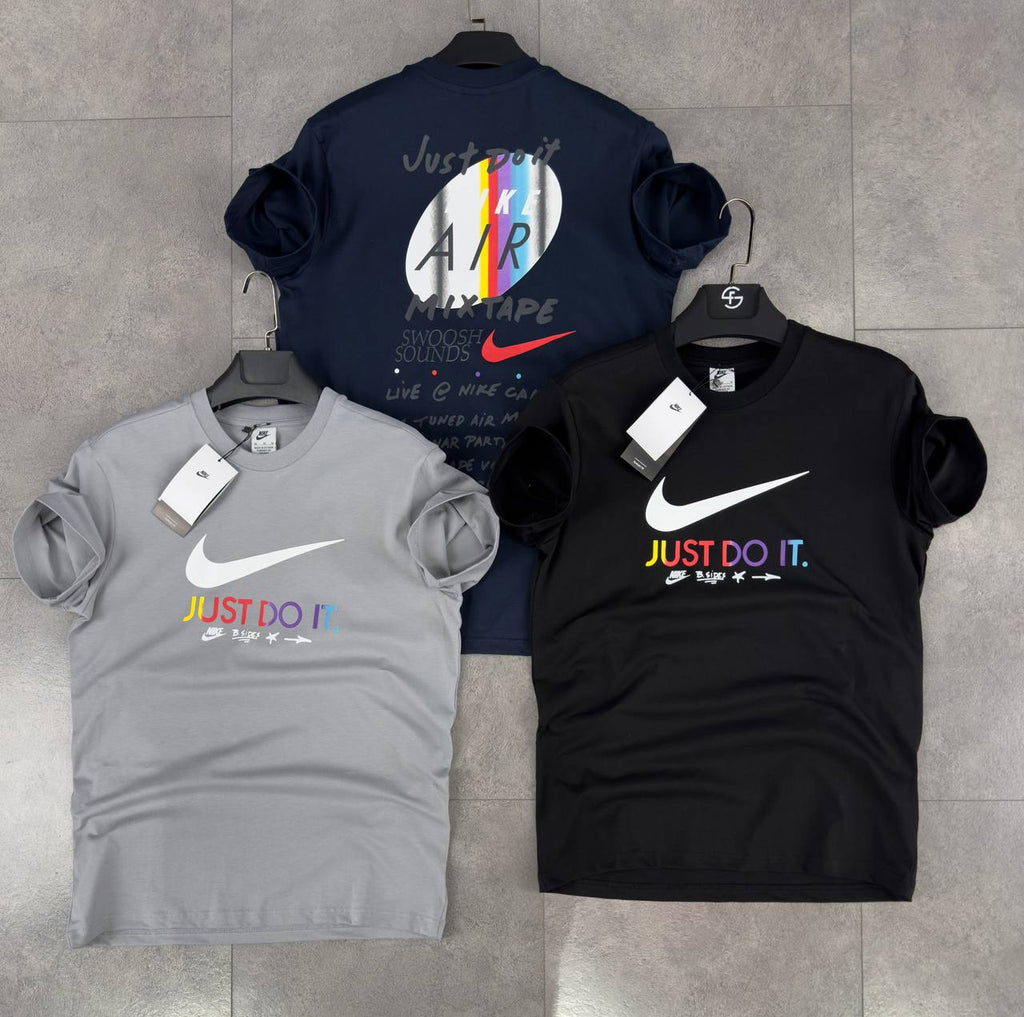 Tricou bărbați Nike "Just do it", negro