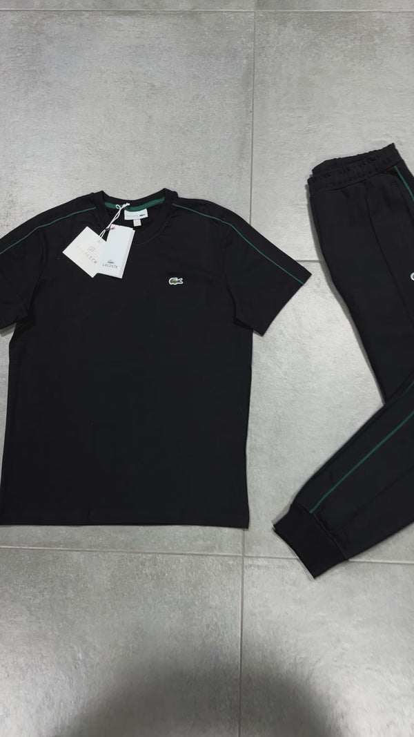 Set de vara Lacoste, negru. Calitate premium