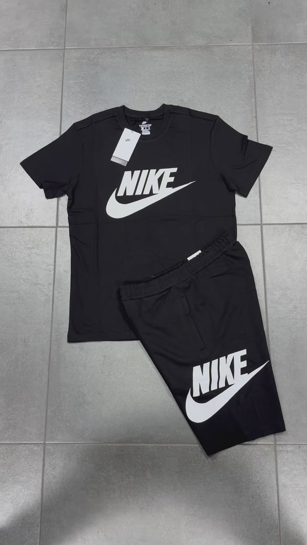 Set cu pantaloni scurți pentru bărbați Nike, Negru. Factory outlet