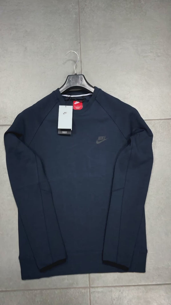 Bluză Nike Tech Fleece pentru bărbați, bleumarin. Calitate premium