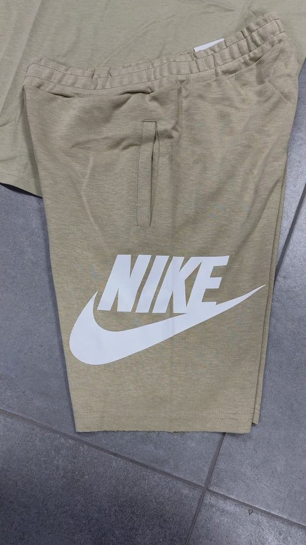 Pantaloni scurți Nike pentru bărbați, Verde Olive, Logo Mare. Factory outlet