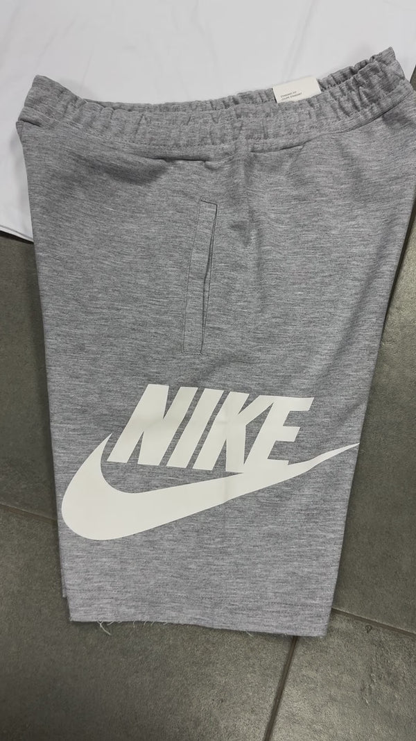 Pantaloni scurți Nike pentru bărbați, Gri Clasic, Logo Mare. Factory outlet